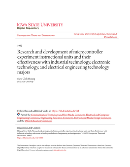 Research and Development of Microcontroller Experiment