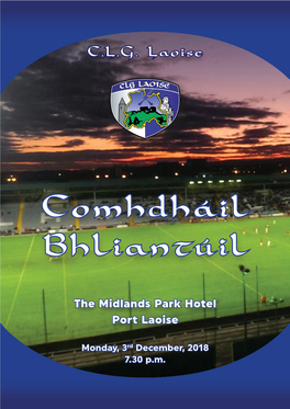 2018 Laois GAA Convention Booklet