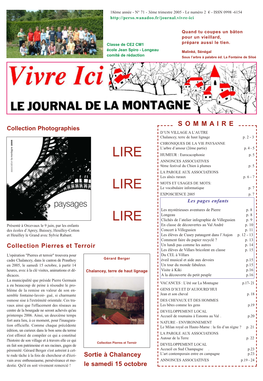 Vivre-Ici N°71