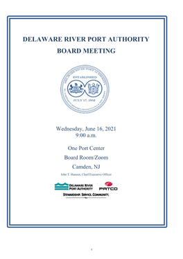 Delaware River Port Authority Board Meeting