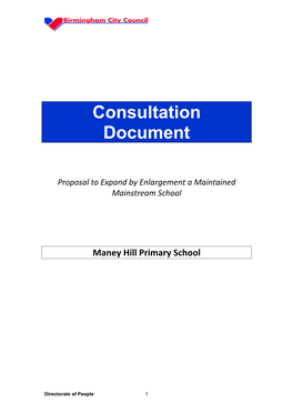 Consultation Document