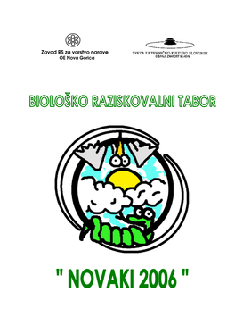 Zbornik Biološko-Raziskovalnega Tabora Novaki 2006