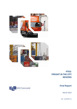 FREIGHT in the CITY REGIONS Final Report