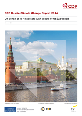 On Behalf of 767 Investors with Assets of US$92 Trillion CDP Russia