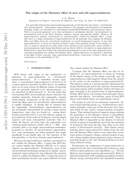 Arxiv:1201.0139V1 [Cond-Mat.Supr-Con] 30 Dec 2011 Eprtr,Snete R on ..Aogheavy Among E.G