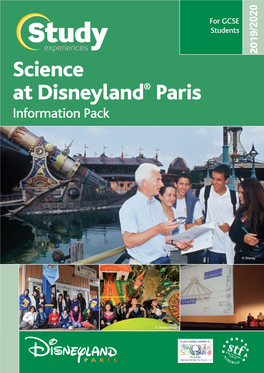 Science at Disneyland® Paris 2020