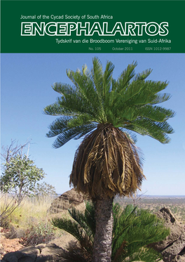 ENCEPHALARTOS Tydskrif Van Die Broodboom Vereniging Van Suid-Afrika