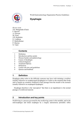 WGO Practice Guidelines, 8