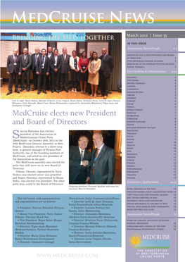 MEDCRUISE Newsletter Issue 35 March 2012 23/02/2012 15:13 Page 1 Medcruise News