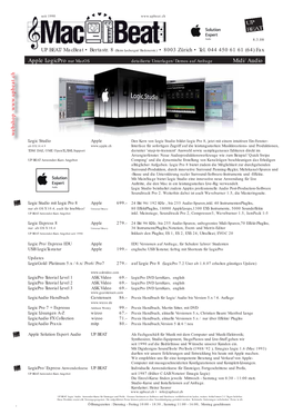 Apple Logicpro Nur Macos Midi/Audio