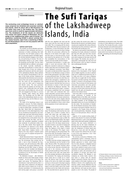 The Sufi Tariqas of the Lakshadweep Islands, India