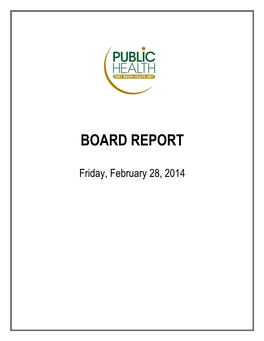 Board Report