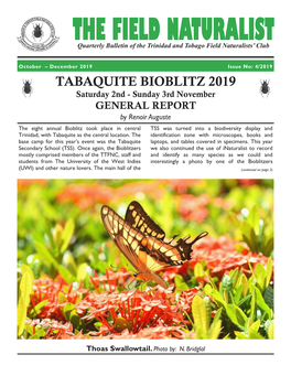 Tabaquite Bioblitz 2019
