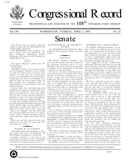 Senate Section