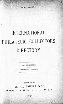 International Philatelic Collectors Directory