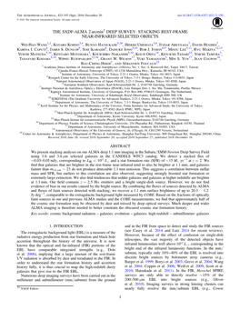 THE SXDF-ALMA 2 Arcmin2 DEEP SURVEY