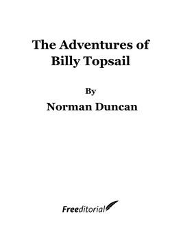 The Adventures of Billy Topsail