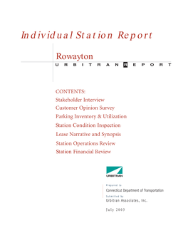 Individual Station Report