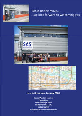 SAS Is on the Move...We Look Forward to Welcoming