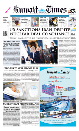 US Sanctions Iran Despite Nuclear Deal Compliance