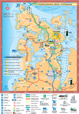 STAVANGER Skudeneshavn 20 Km BRU SØR ÅMØY N Mekjarvik UTSTEIN E HIDLE KLOSTER R D Å Y F J O M Ø SANDØY 1 SANDEBUKTA ODDA 1