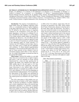 Do Trojan Asteroids Have the Brightness Opposition Effect? V