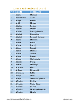 Lista E Anetareve Janar