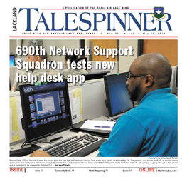 690Th Network Support Squadron Tests New Help Desk App
