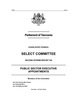 Public Sector Executive Appointments