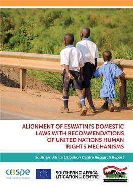 Alignment of Eswatini's Domestic Laws with Recommendations of United