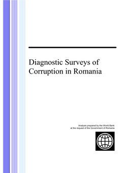 Diagnostic Surveys of Corruption in Romania