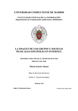 Tesis Doctoral María García