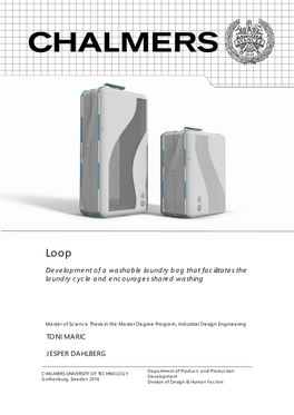 Development of a Washable Laundry Bag That Facilitates the Laundry Cycle and Encourages Shared Washing