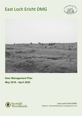 East Loch Ericht Deer Management Group Deer Management Plan 2016 - 2026