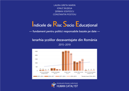 Indicele De Risc Socio Educațional — Fundament Pentru Politici Responsabile Bazate Pe Date —