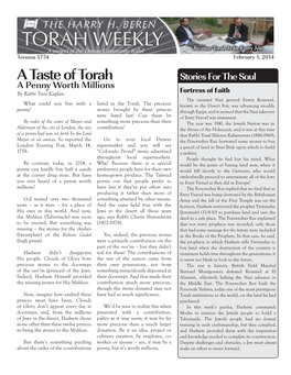 A Taste of Torah