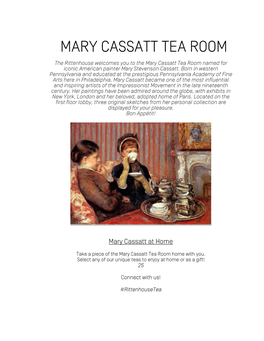 Mary Cassatt Tea Room