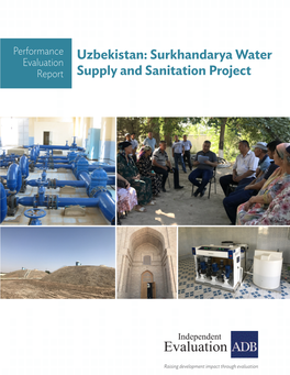 Uzbekistan: Surkhandarya Water Evaluation Report Supply and Sanitation Project