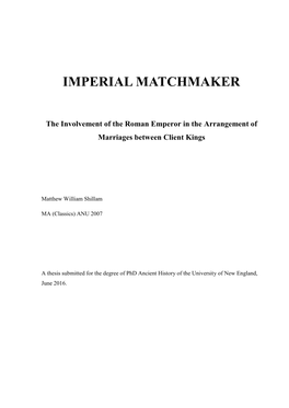 Imperial Matchmaker