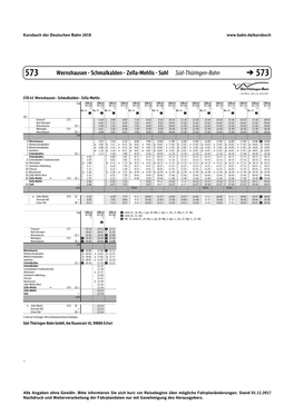 Wernshausen - Schmalkalden - Zella-Mehlis - Suhl Süd-Thüringen-Bahn ൹ 573