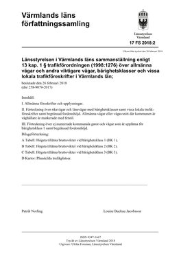 Värmlands Läns Författningssamling