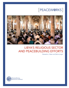 Libya's Religious Sector and Peacebuilding