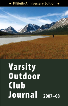 Varsity Outdoor Club Journal 2007–08