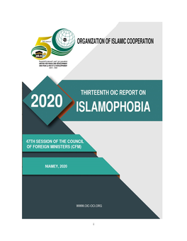 13Th OIC Observatory Report on Islamophobia