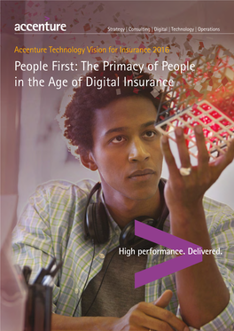 People First: the Primacy of People in the Age of Digital Insurance