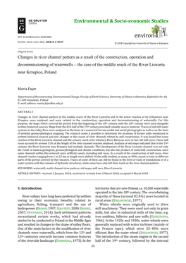 Environmental & Socio-Economic Studies