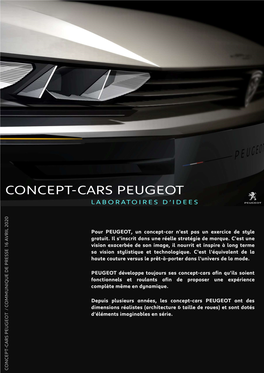 Concept-Cars Peugeot Laboratoires D’Idees