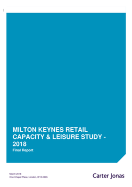 Milton Keynes Retail Capacity & Leisure Study