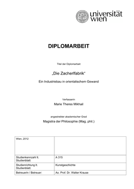 Diplomarbeit