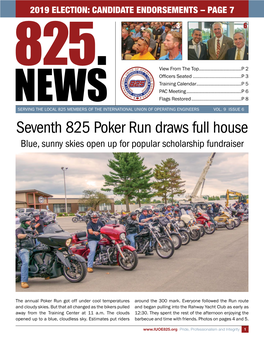 Seventh 825 Poker Run Draws Full House Blue, Sunny Skies Open up for Popular Scholarship Fundraiser